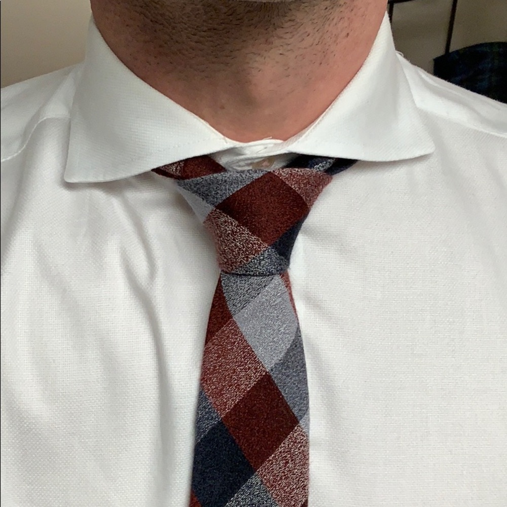 Red, Navy, and Grey 14th and Union Tie
